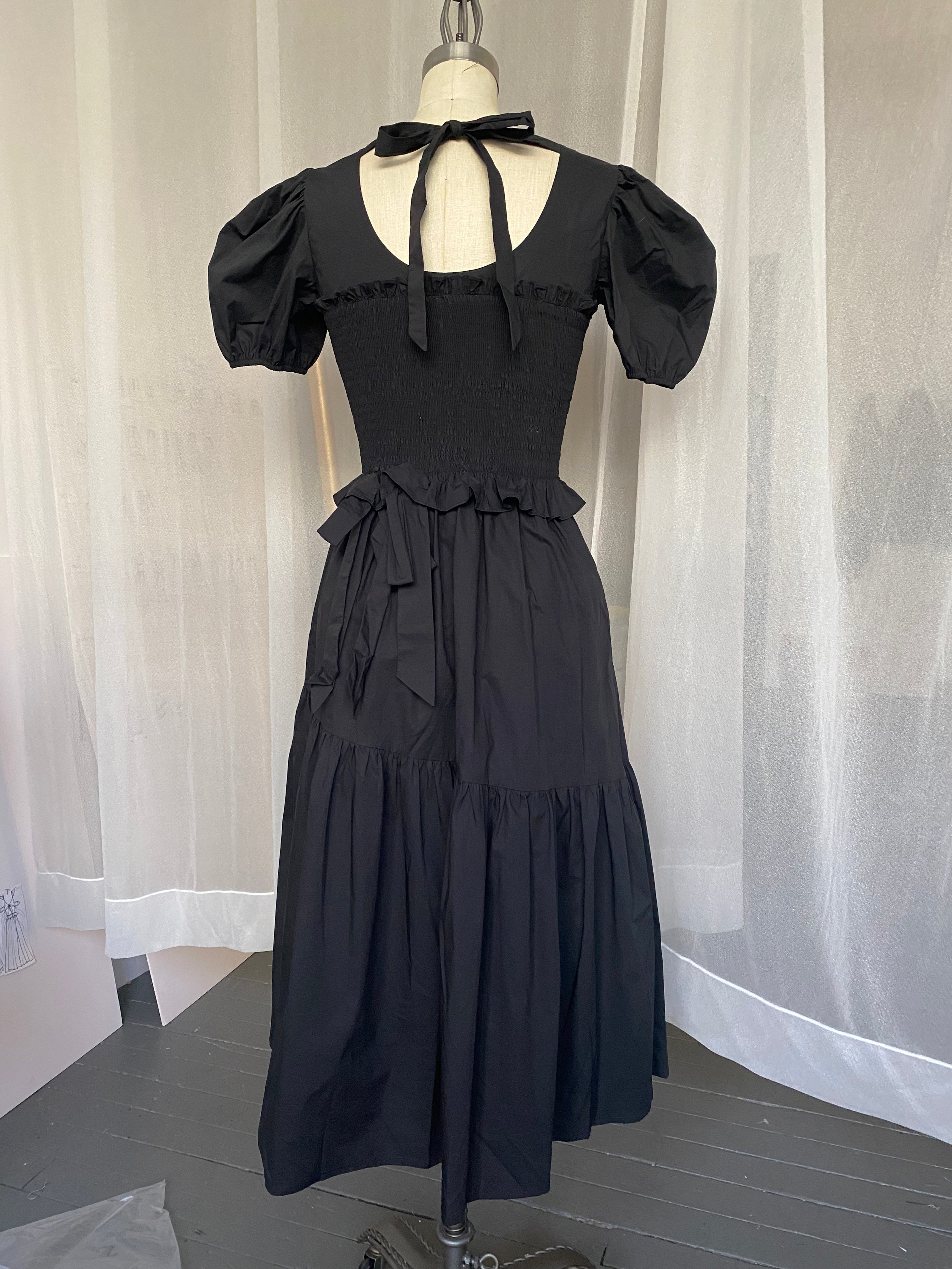 Black Cotton Dress
