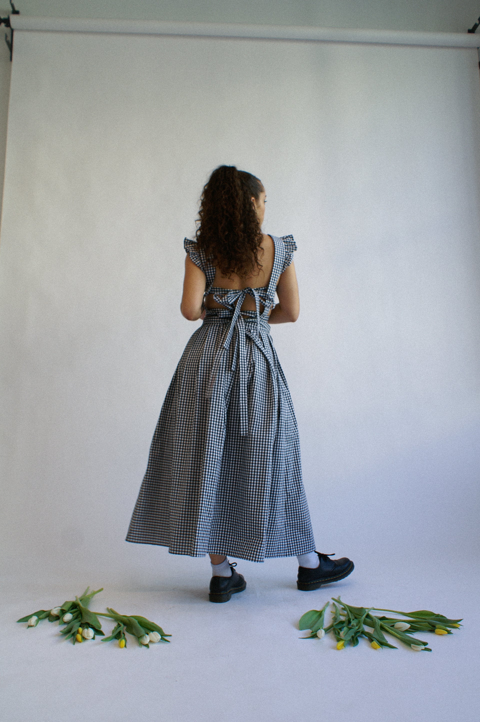 Panda Dress | Gingham