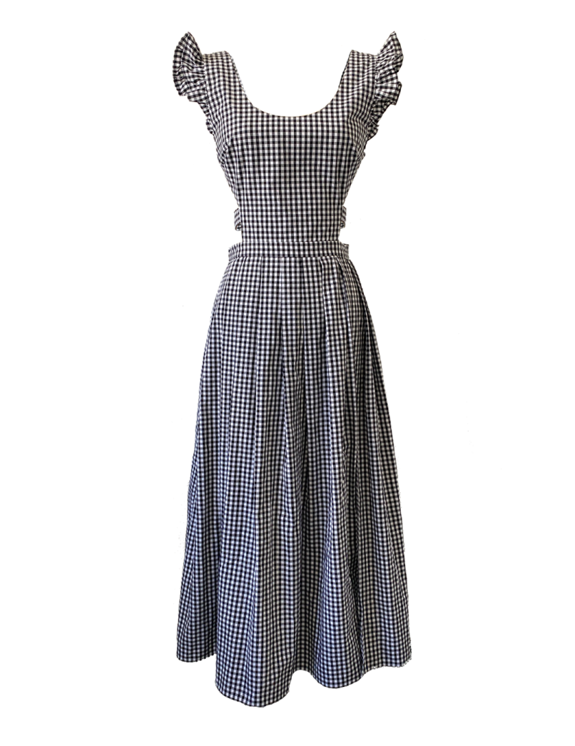 Panda Dress | Gingham