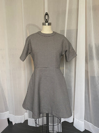 Wool Houndstooth Dress