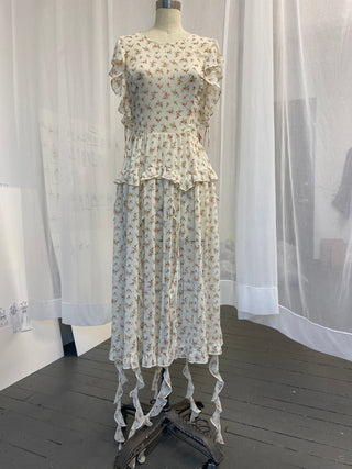 Printed Chiffon Dress