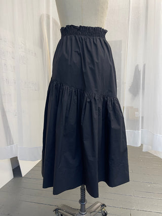 Onyx Cotton Skirt