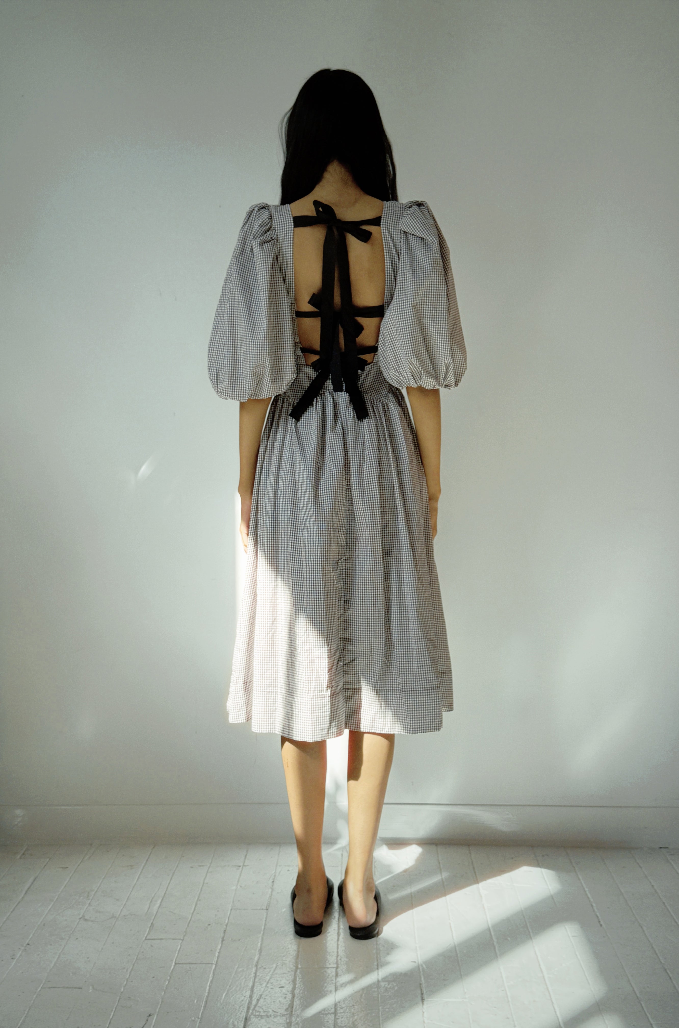 Emma Dress Xs / Chocolate Cream Gingham Emma Dress Xs / Chocolate Cream Gingham