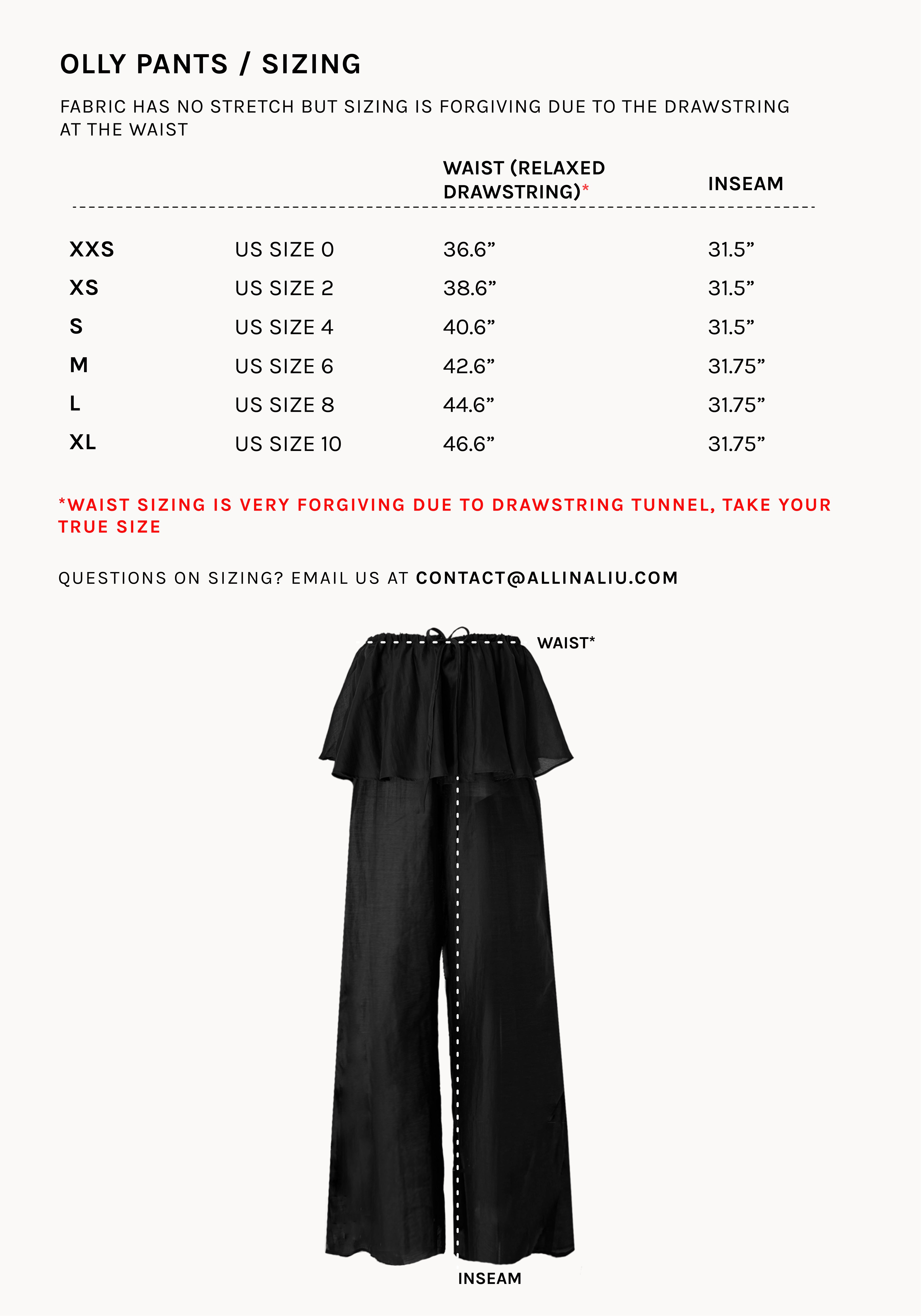 Olly Pants – Allina Liu