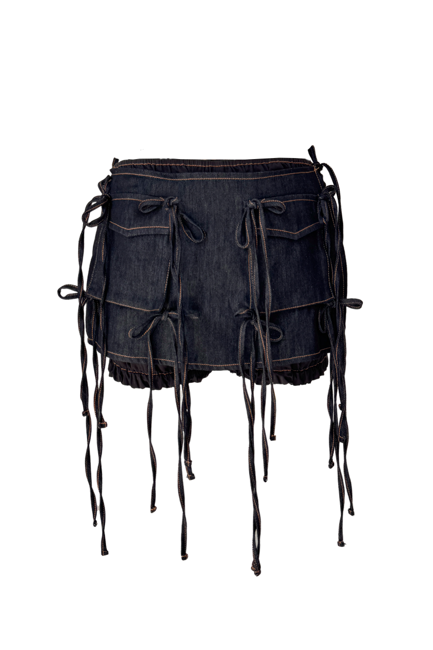 Ray ♡Room no.8 Skirt iena Citizens of Humanity Dark Wash Ruched Stretch Lightweight