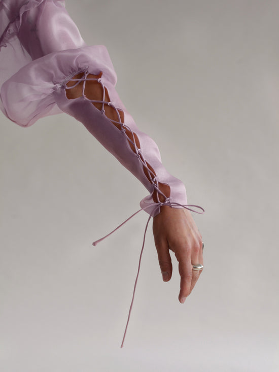 Persephone Dress | Iris Silk Organza