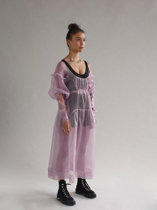 Persephone Dress | Iris Silk Organza