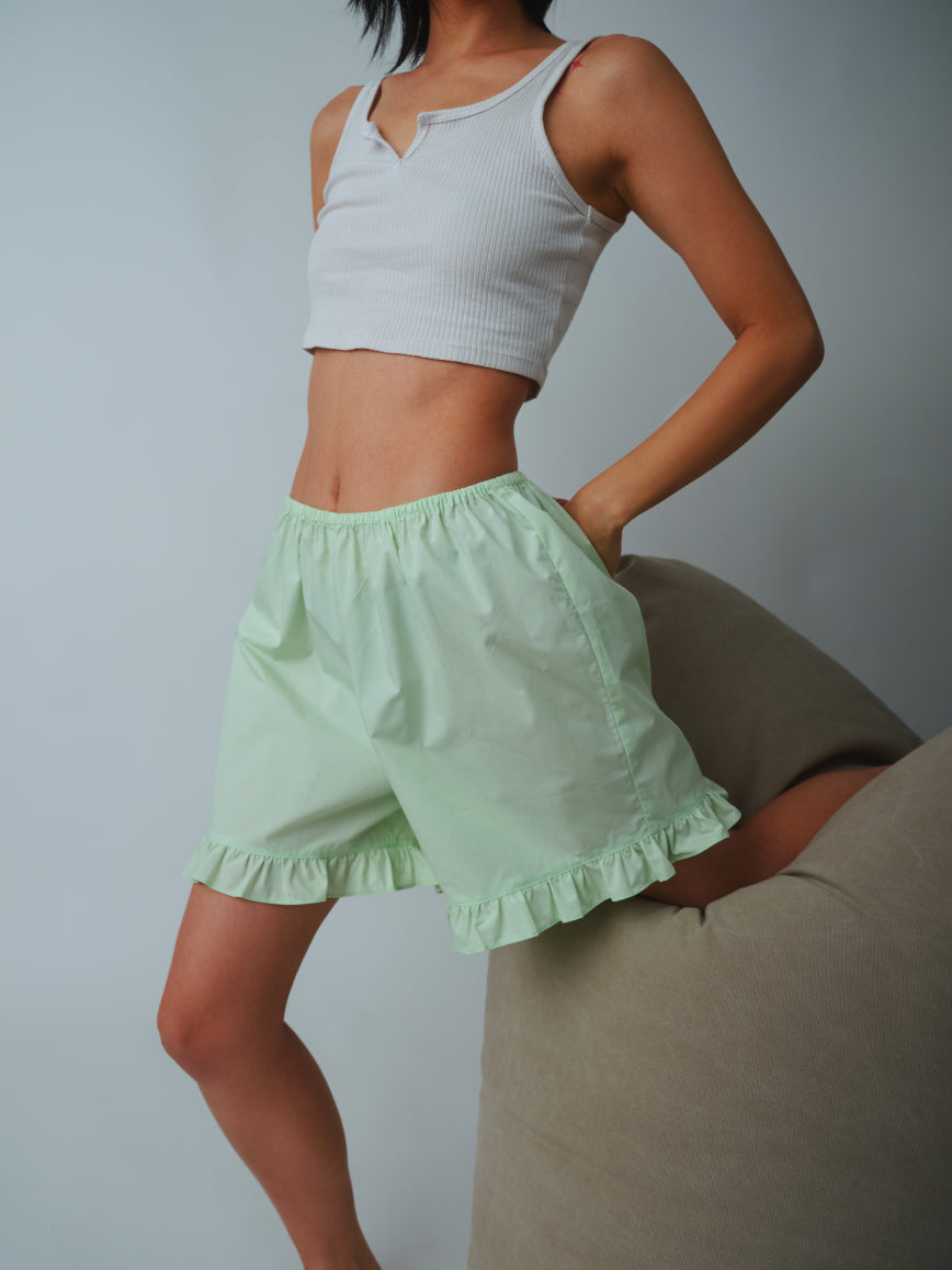 Cap Bloomers | Pistachio