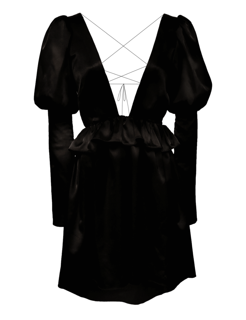 Celene Dress | Onyx
