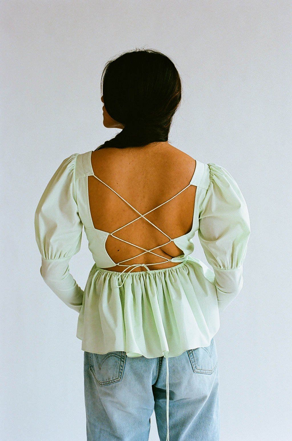 Freya Top | Spearmint ALLINA LIU 