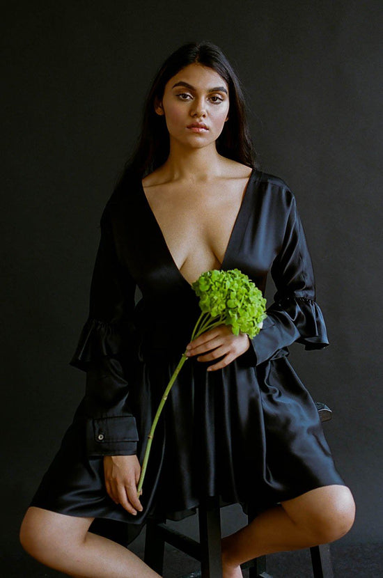 Ophelia Dress | Onyx ALLINA LIU 