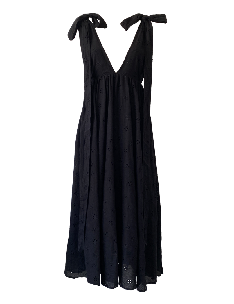 Tyr Dress | Onyx Eyelet